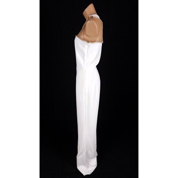 Stella McCartney Lyta One-Sleeve Cutout Jumpsuit Size 42 US 6 White $3340 - Picture 6 of 16